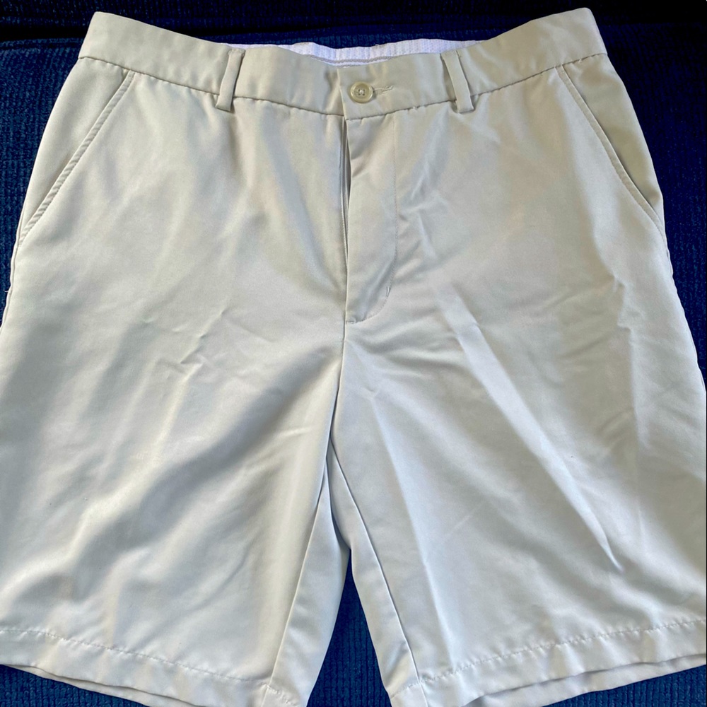 Greg Norman Khaki Golf Shorts